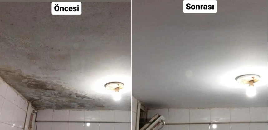 Tavan Hasarı öncesi ve sonrası